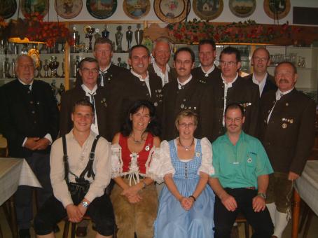 Verdiente und geehrte Mitglieder Festabend 2006