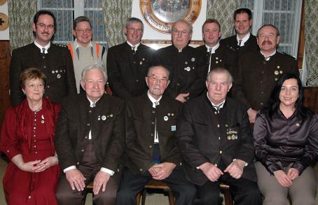 Verdiente und geehrte Mitglieder zur Jahreshauptversammlung 2007