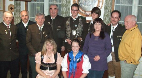 Verdiente und geehrte Mitglieder zur Jahreshauptversammlung 2009