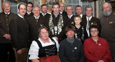 Verdiente und geehrte Mitglieder zur Jahreshauptversammlung 2010