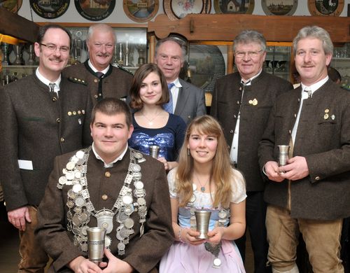 Verdiente und geehrte Mitglieder zur Jahreshauptversammlung 2011